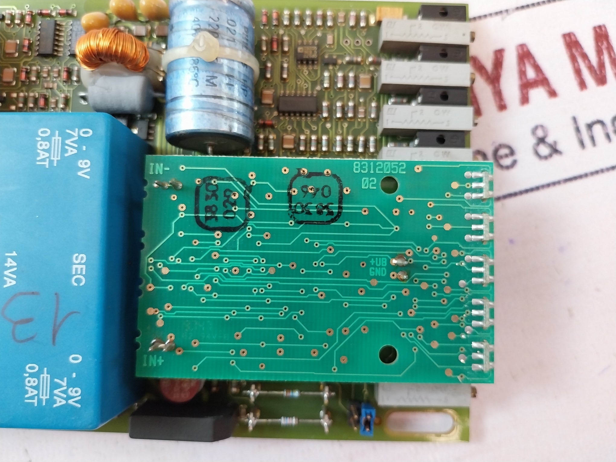 Drager 8312088 Pc Board For Safety Module 230V 50-60Hz 24V 0,42A- Pac 5500