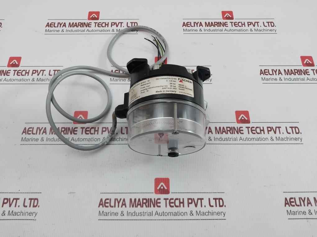 Ds1104Na23A1D153 Differential Pressure Switch Fischer 25Bar 0-36Psi 1 Meter