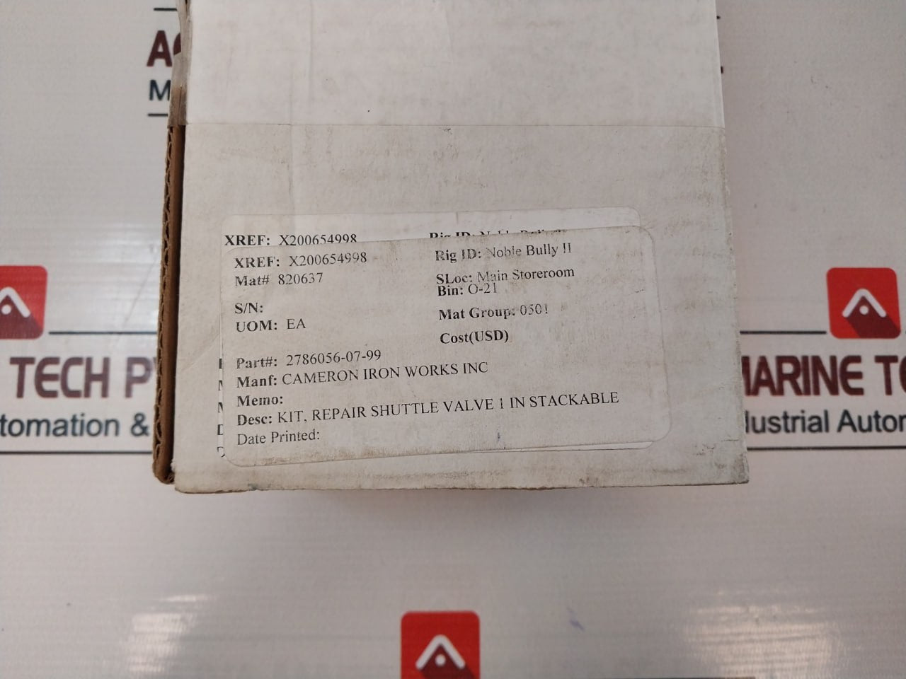 Dtl Technologies Sh1101-1Rk Shuttle Valve 1 In Stackable Repairkit 2786056-07-99