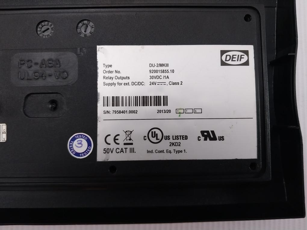 Du-2-Mkiii-Protection-And-Paralleling-Unit-24V-Class-2-Deif-V-7