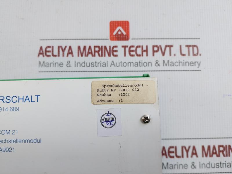 Dual Intercom Module Is Interschalt Iscom 21