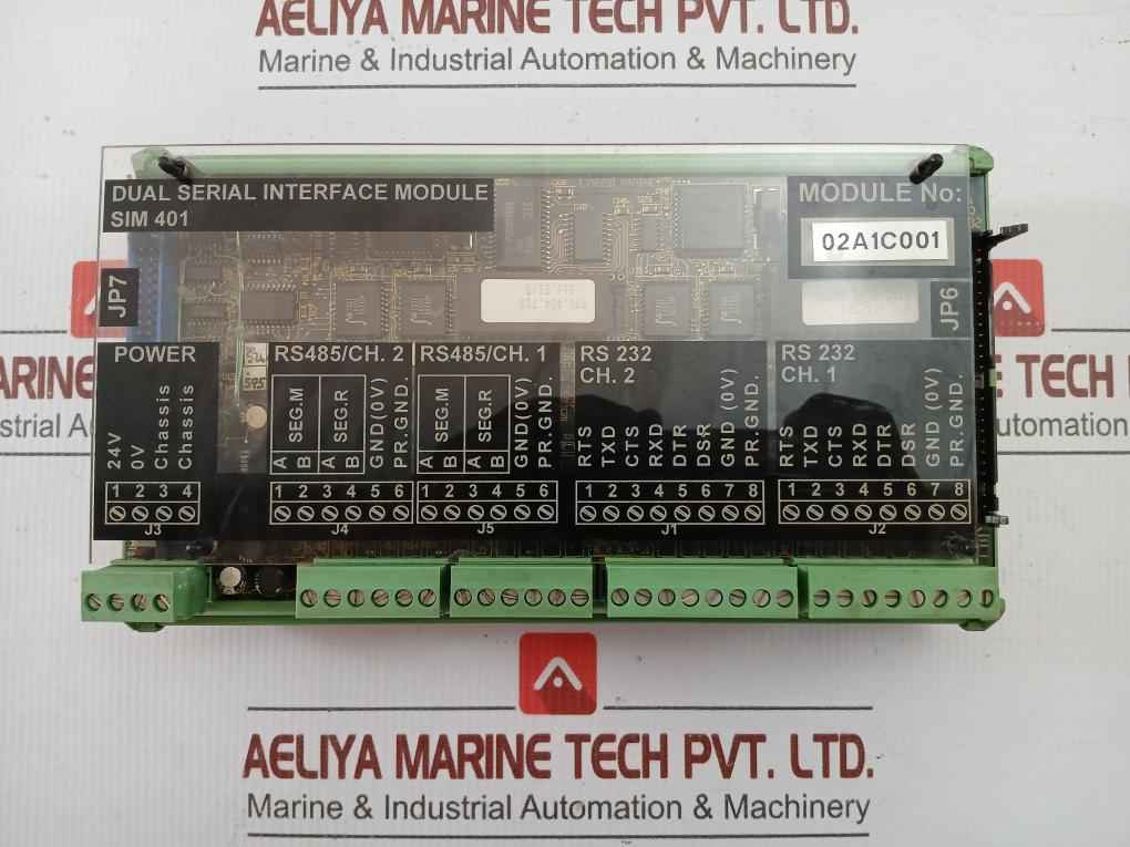Dual Serial Interface Module Sim 401 Lyngso Marine