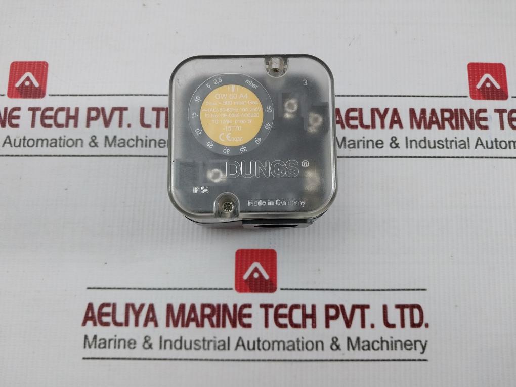 Dungs Pressure Switch Ip54,500 Mbar Gw 50 A4
