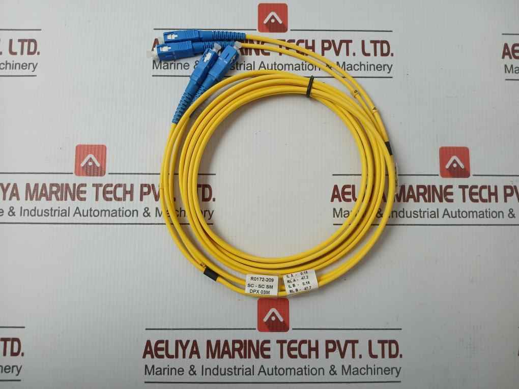 Duplex Fiber Optic Patch Cable R0172-209 Sc-sc Sm Dpx 03M (9/125)