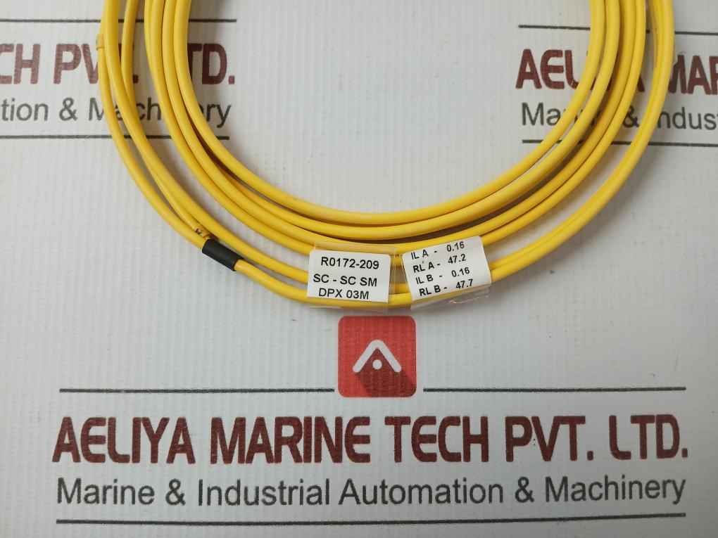 Duplex Fiber Optic Patch Cable R0172-209 Sc-sc Sm Dpx 03M (9/125)