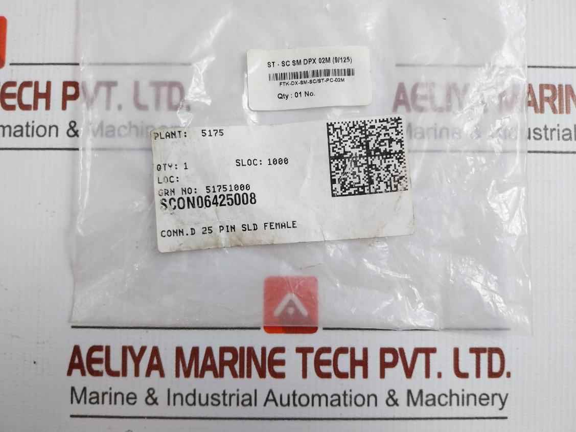 Duplex Optic Fiber Patch Cable Ftk-dx-sm-sc/St-pc-02M St-sc Sm Dpx 02M (9/125) 50 Gm