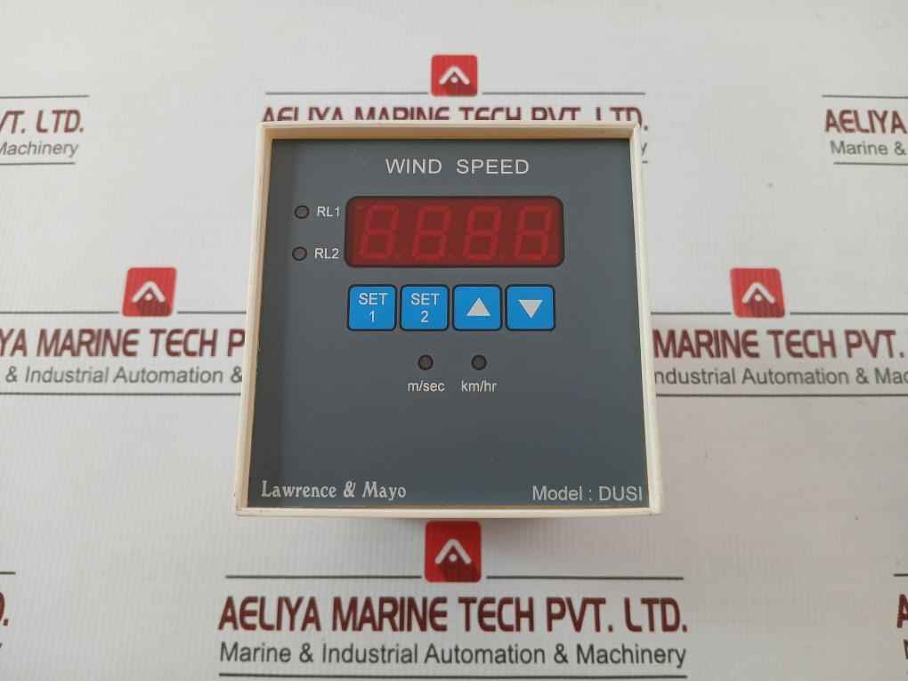 Dusi Wind Speed Indicator And Controller 110/220V 4-20Ma Lawrence & Mayo