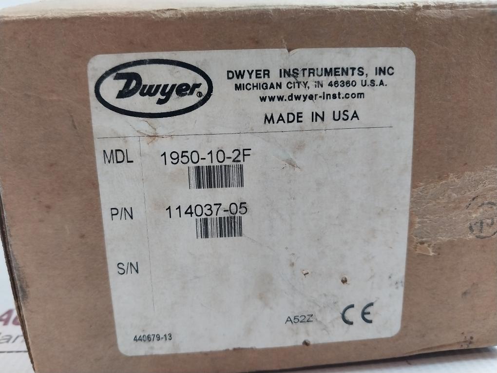 1950-10-2F Explosion-proof Differential Pressure Switch Ip54 Dwyer