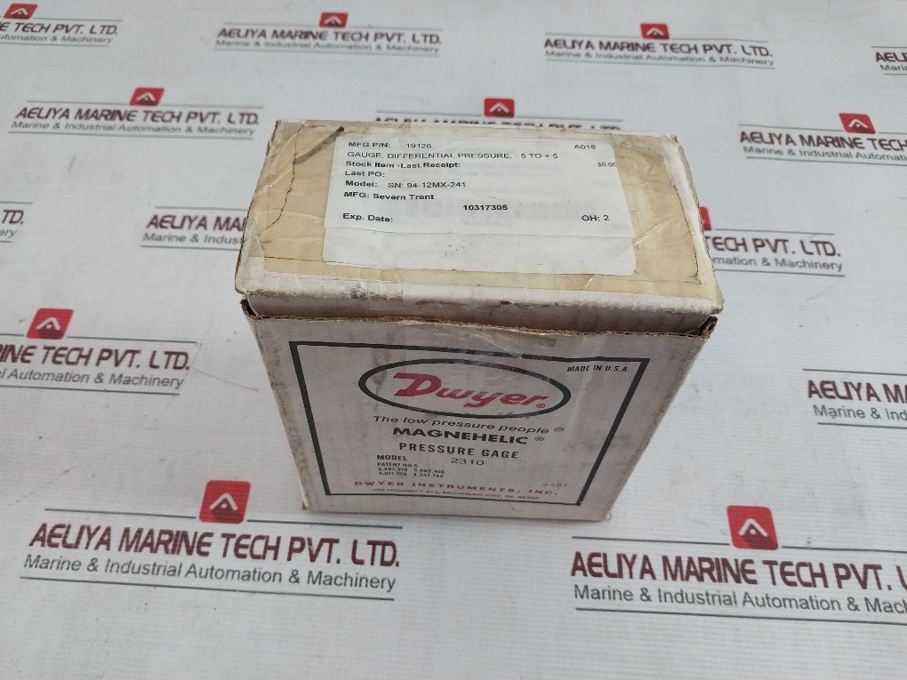 Dwyer 2310 C Magnehelic Differential Pressure Gauge 15 Psig (100Kpa) 94-12Mx-241