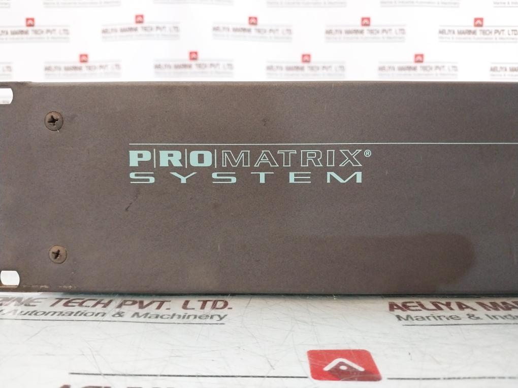 Dynacord Dpm 4000 Digital Matrix Page Processor Input: 24v---0.5-0.7a Rs-232