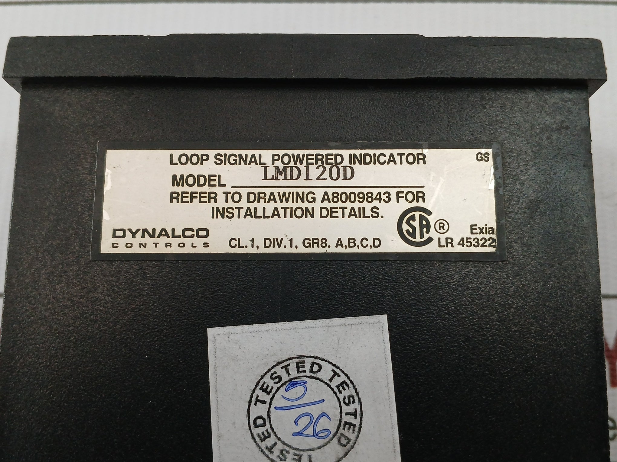 Dynalco Loop Signal Powered Digital Indicator Lmd-120D