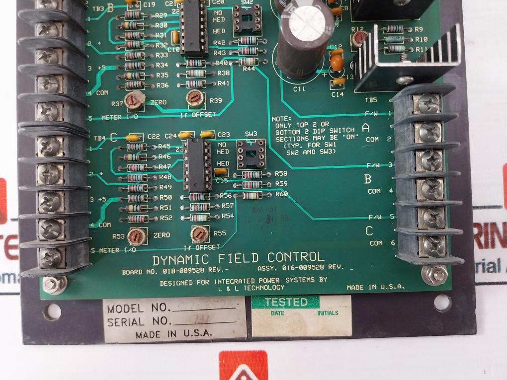 Dynamic Field 018-009528 Printed Circuit Board