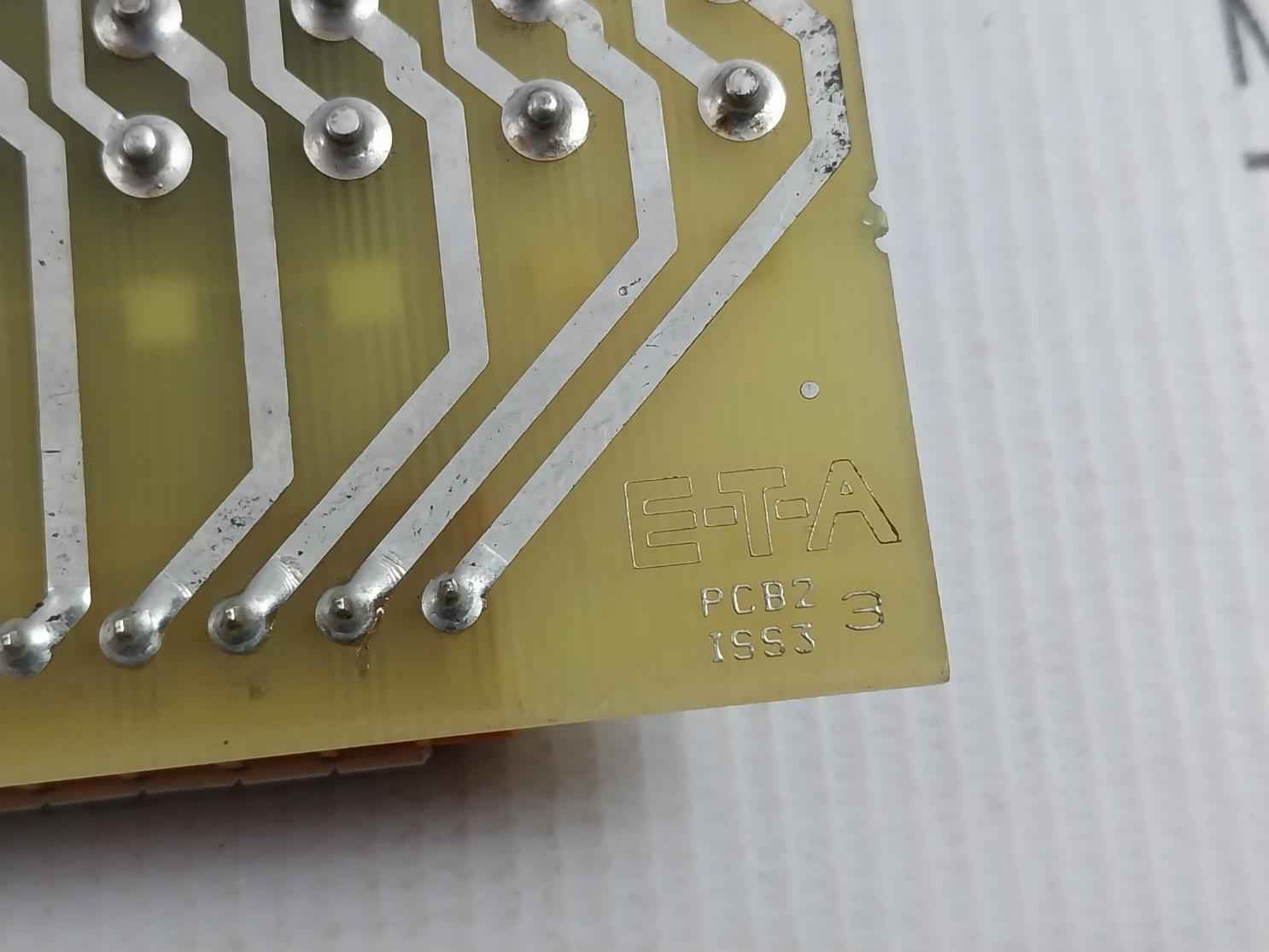 E-t-a Cb02 Supply Input Pcb Module 40 Amps
