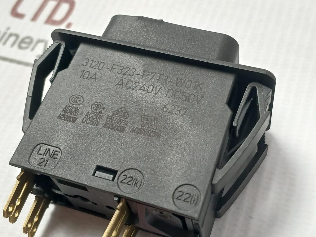 E-t-a 3120-f323-p7T1-w01K 10A Thermal Circuit Breaker