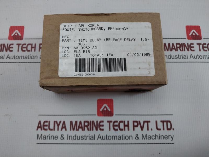 E. Dold & Sohne Off-delay Time Relay 230Vac 1.5-30Sec Part No Aa 9962.82