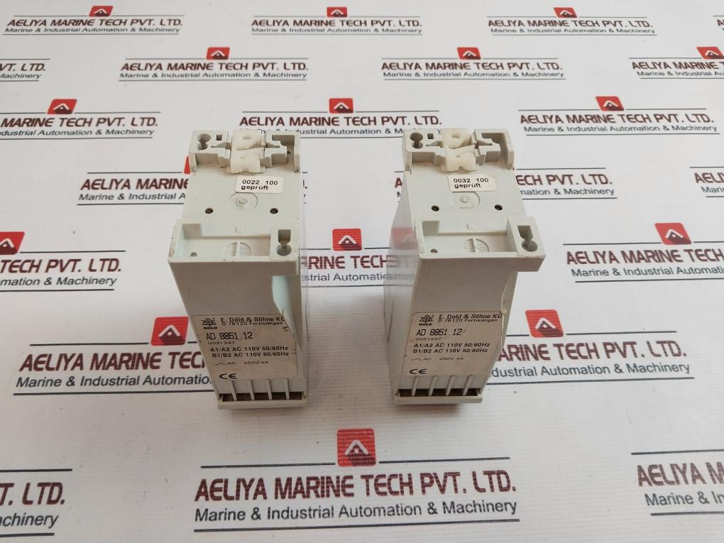E.Dold & Sohne Ad 8851.12 Latching Relay 110V 50/60Hz 4A