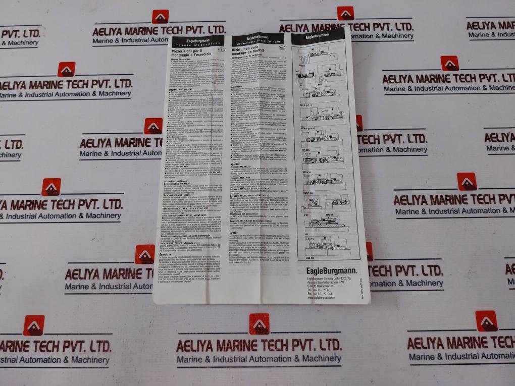 Eagleburgmann Bq1Vgg Mechanical Seal 2200252740/20 Buka22-12/3216