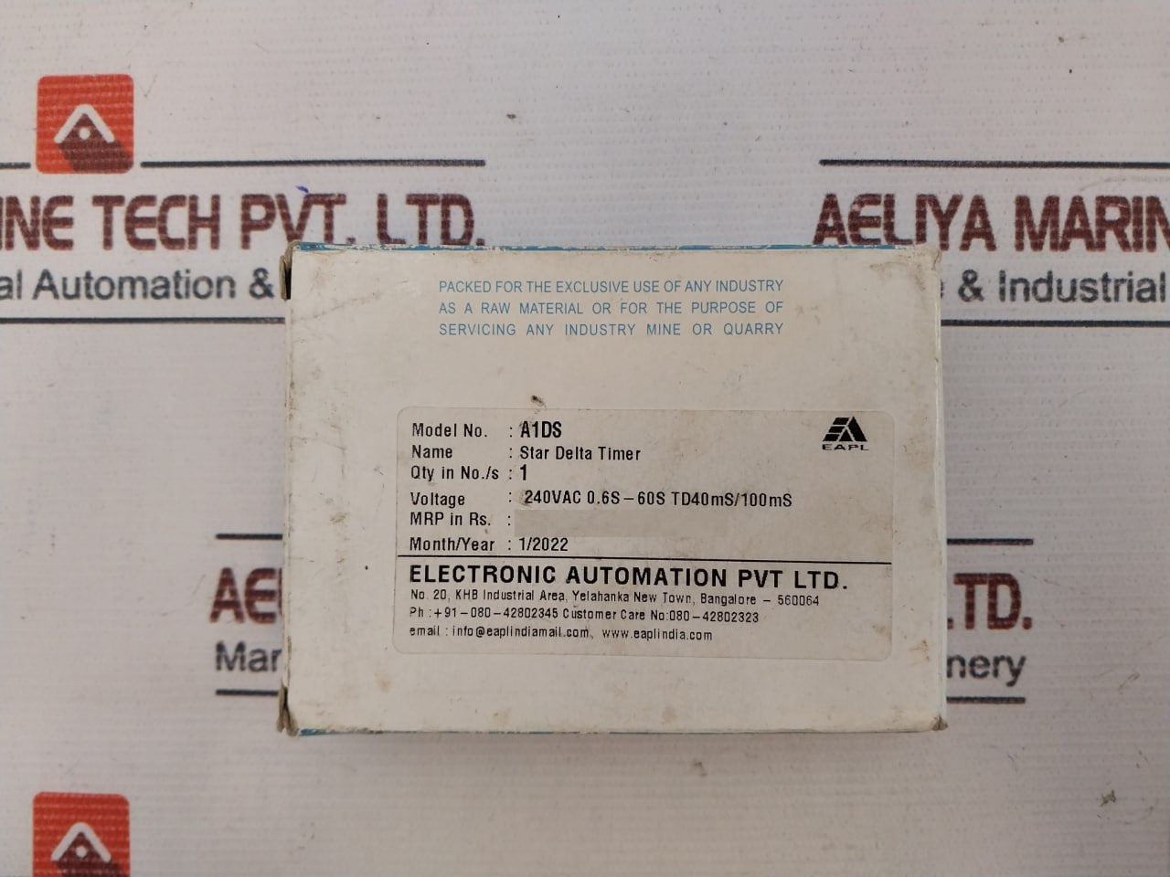 Eapl A1D-s Star Delta Timer 0-60S 240V Ac, 50Hz