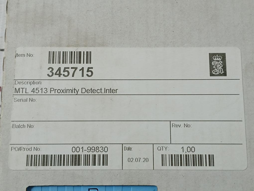 Eaton 20-35V Dc Proximity Detector Interface Mtl4513