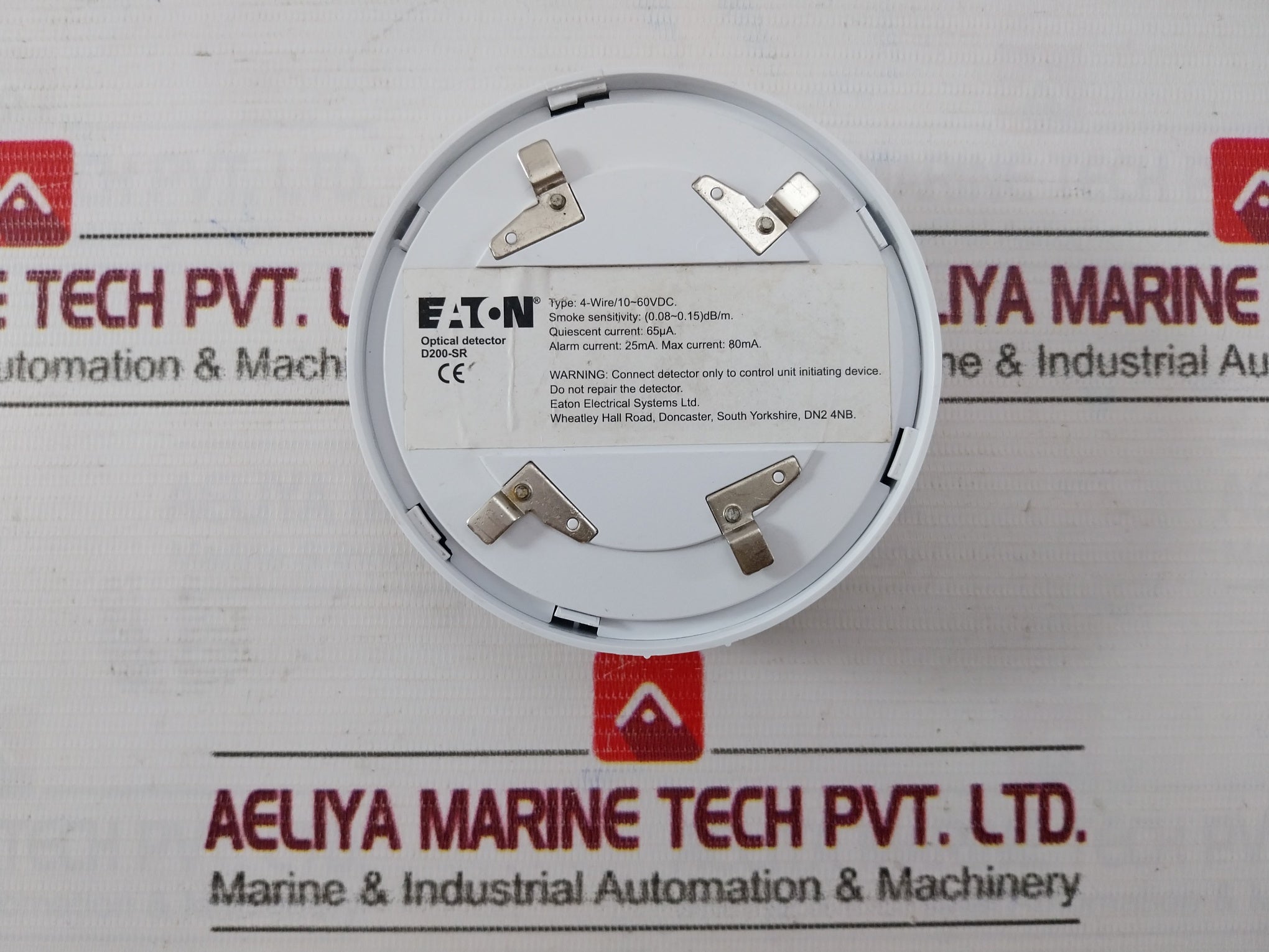 Eaton 4-wire/10~60Vdc Optical Smoke Detector D200-sr
