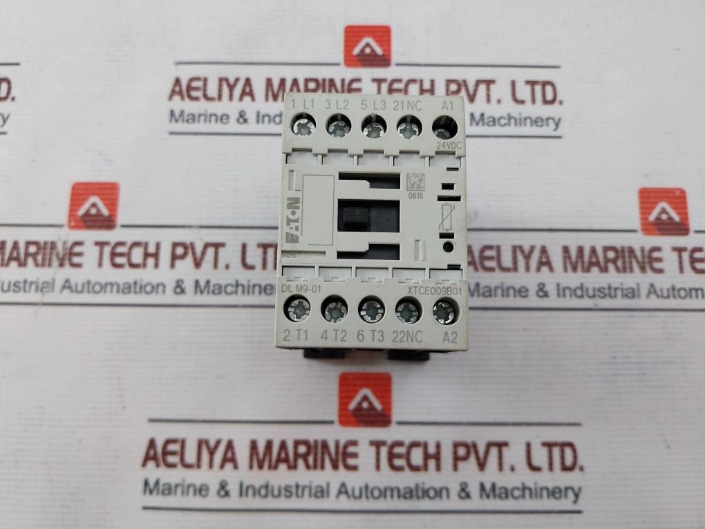 Eaton Dilm9-01 Contactor 4Kw/400V,Dc-operated 3 Ph 600V Ac