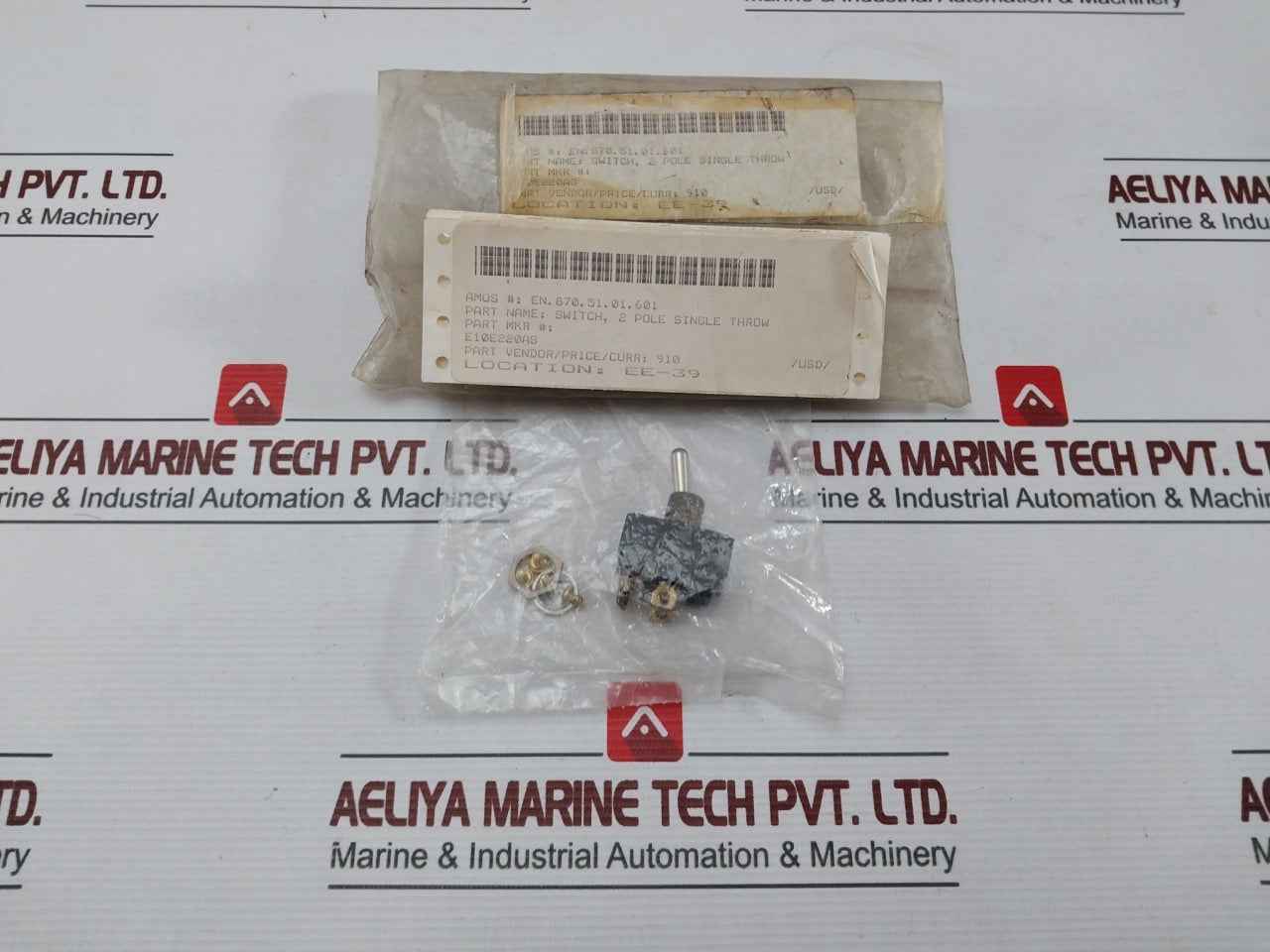 Eaton E10E220As 2 Pole Single Throw Switch