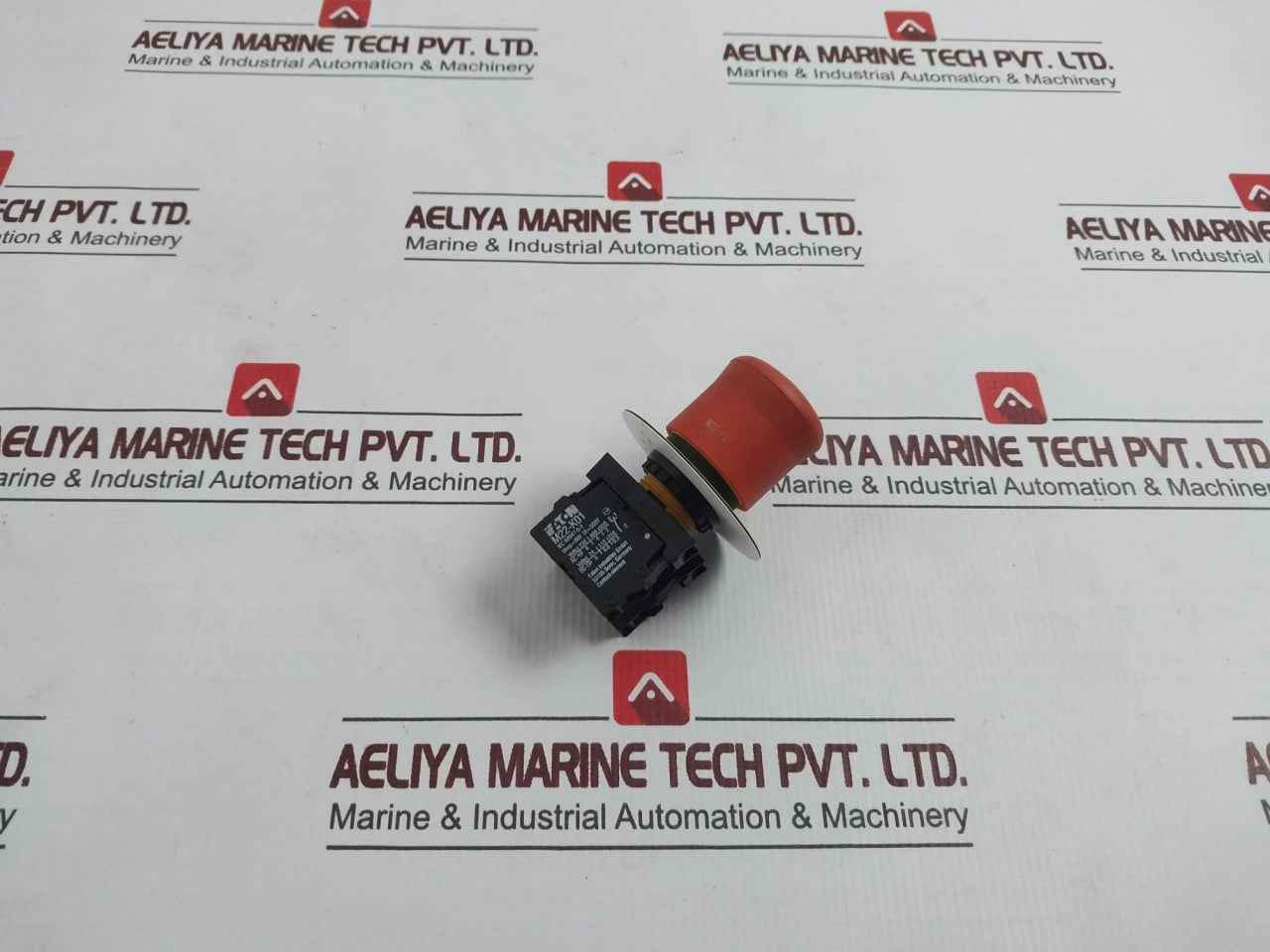 Eaton M22-k01 Emergency Stop Push Button Switch W/ Contact Block 500V,6Kv