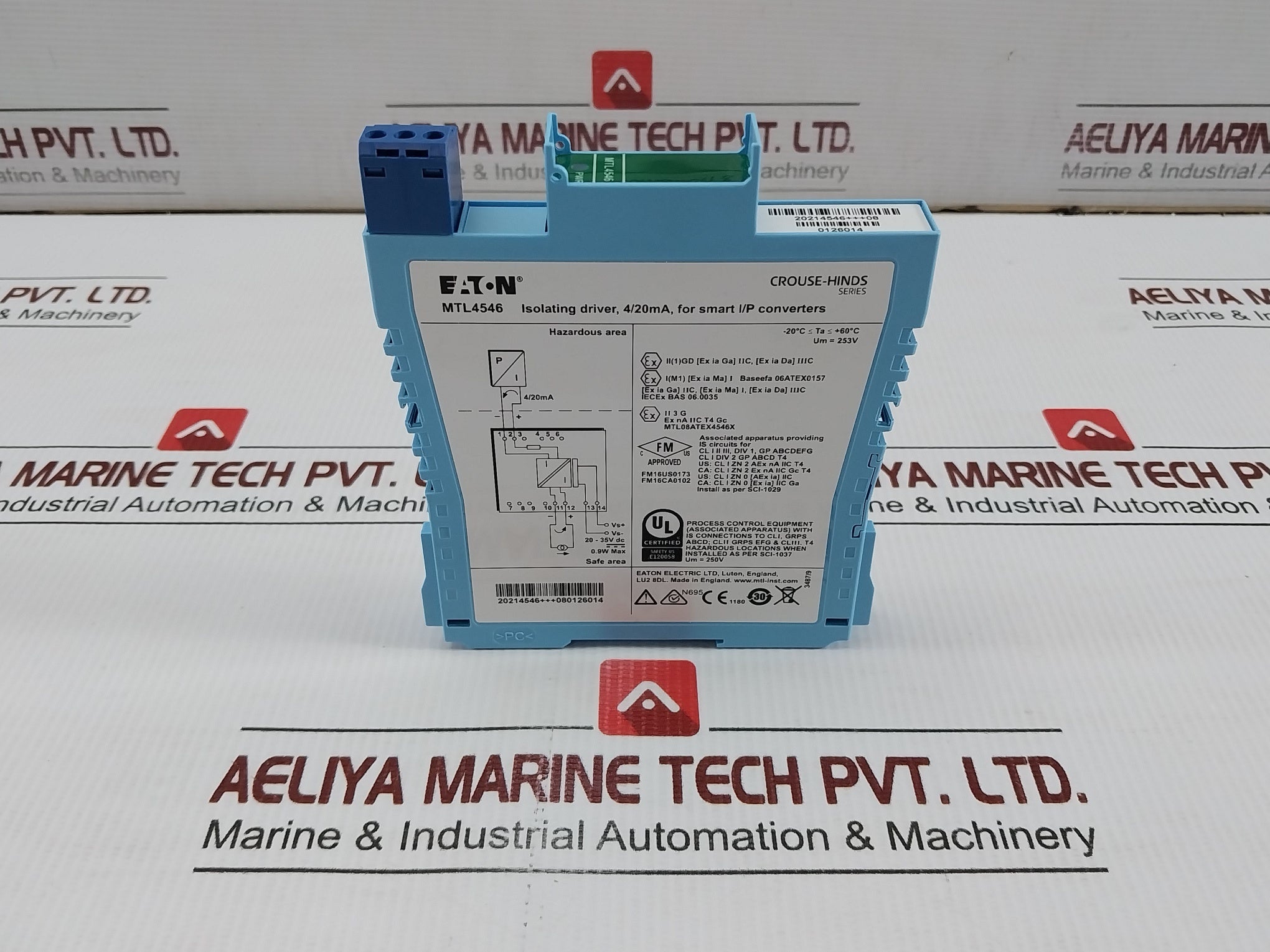Eaton Isolating Driver For 4–20Ma Hart Valve Positioner Mtl4546