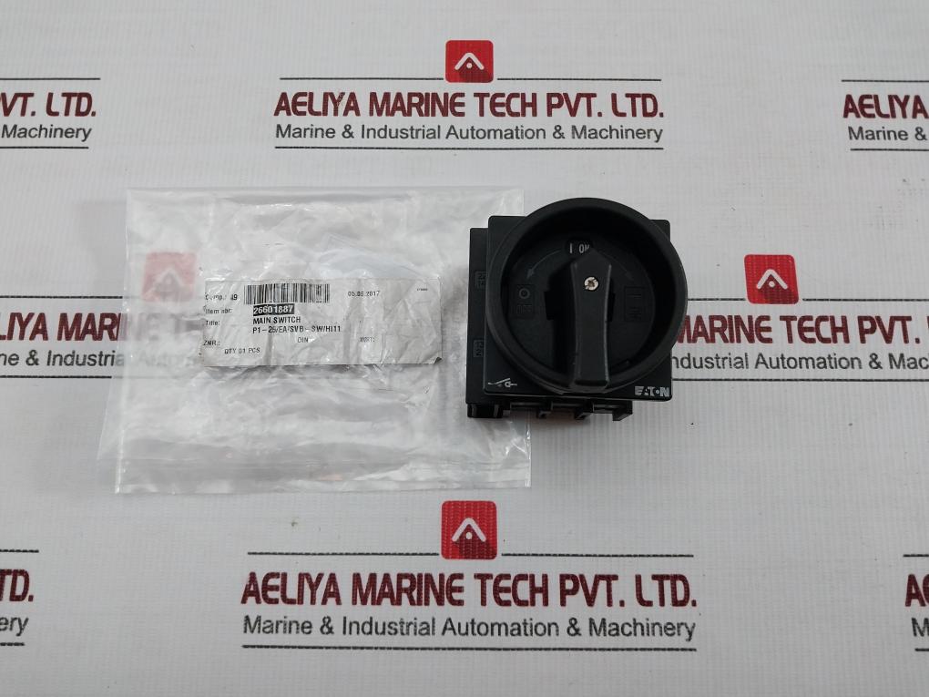 Eaton 3-pole Flush Isolator Switch 20Amp 600Vac 50/60Hz P1-25/Ea/Svb-sw/Hi11