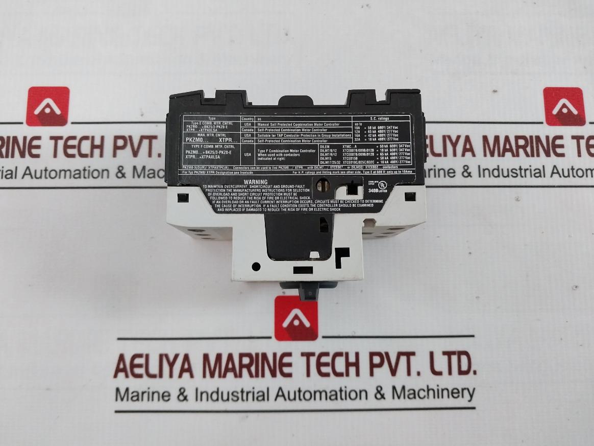 Eaton Pkzm0-20 Iec Motor Control Miniature Circuit Breaker (V~50/60Hz)