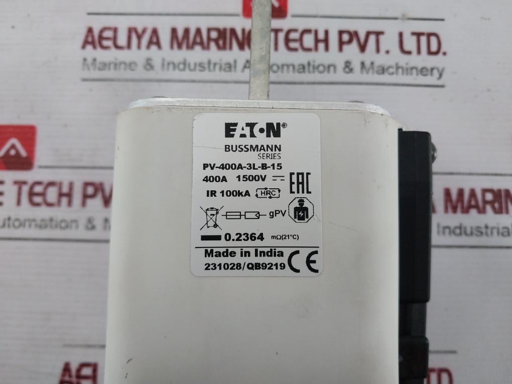 Eaton Pv-400A-3L-b-15 Bussmann Series Photovoltaic Fuse 1500V 400A E335324