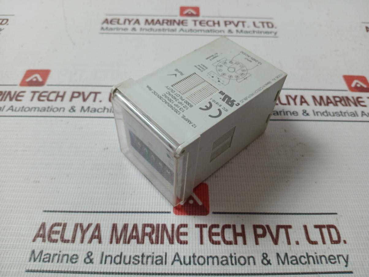 Eaton Tmrp5100 Timing Relay 12Amps 12-240V Ac/Dc Iec 61810-1 1/3 Hp 120Vac