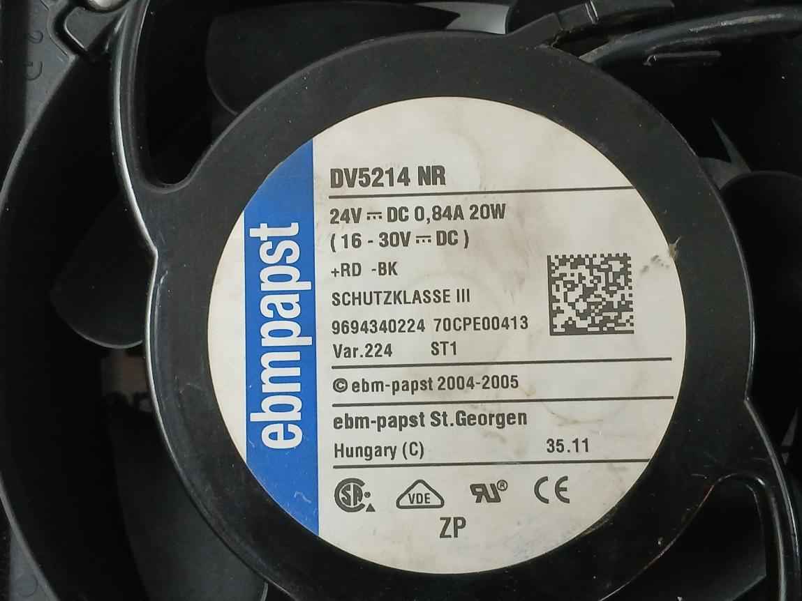 Ebm-papst Dv5214 Nr Cooling Fan 24V--- Dc 0,84A 20W