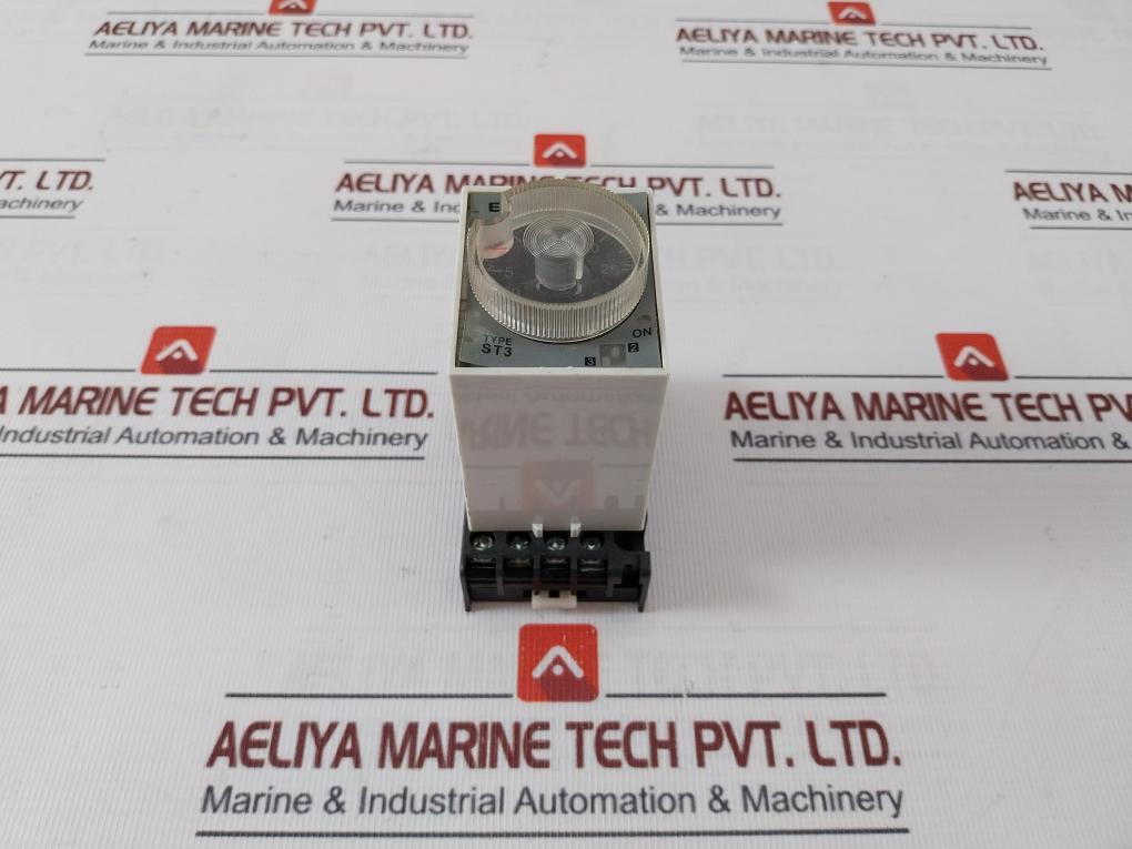 Ecnko Jsz3 A-a (St3P A-a) St3 Series Power-on Delay Timer With Base 380Vac