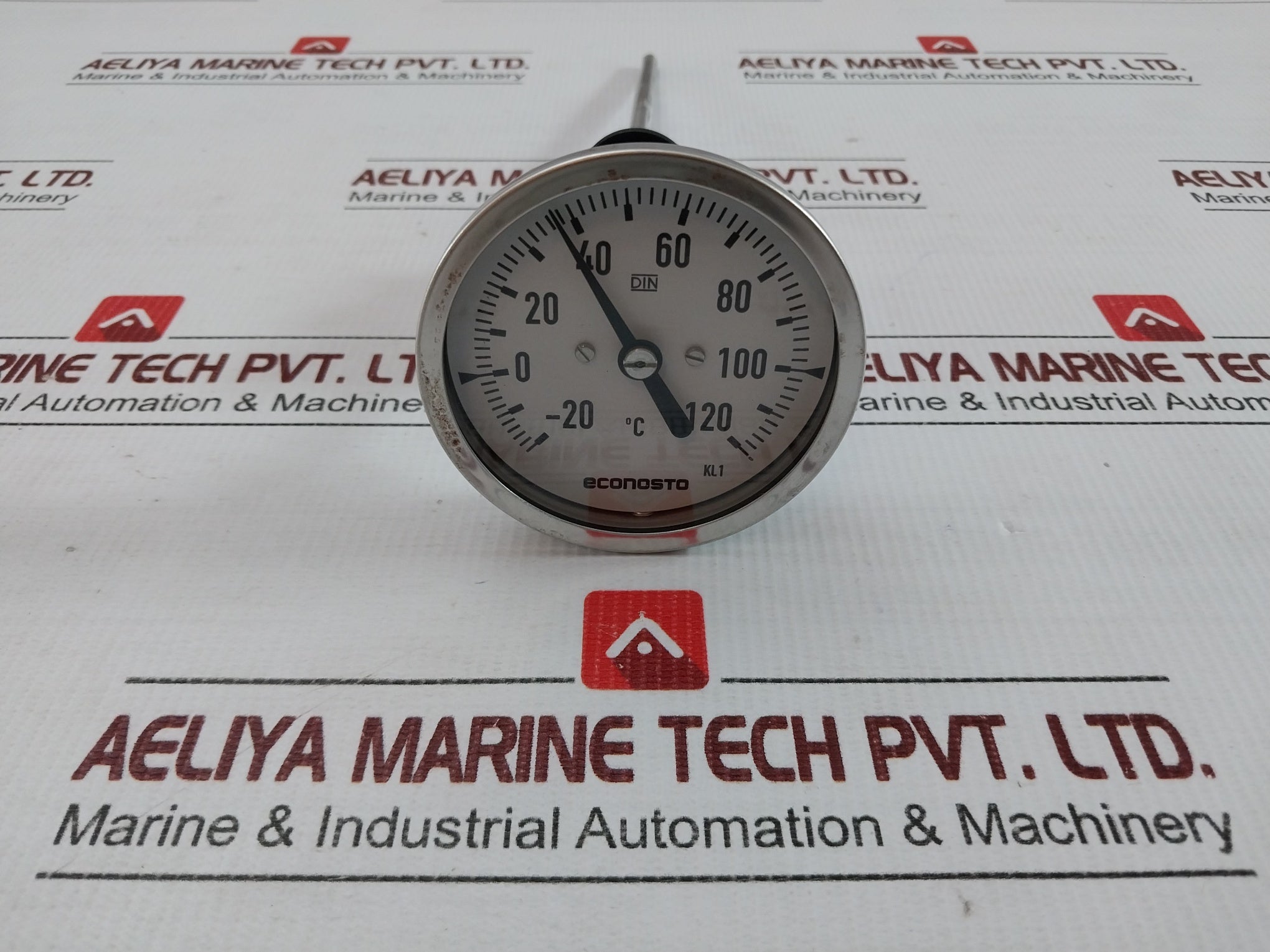 Bimetal Dial Temperature Gauge -20 To 120˚C Econosto
