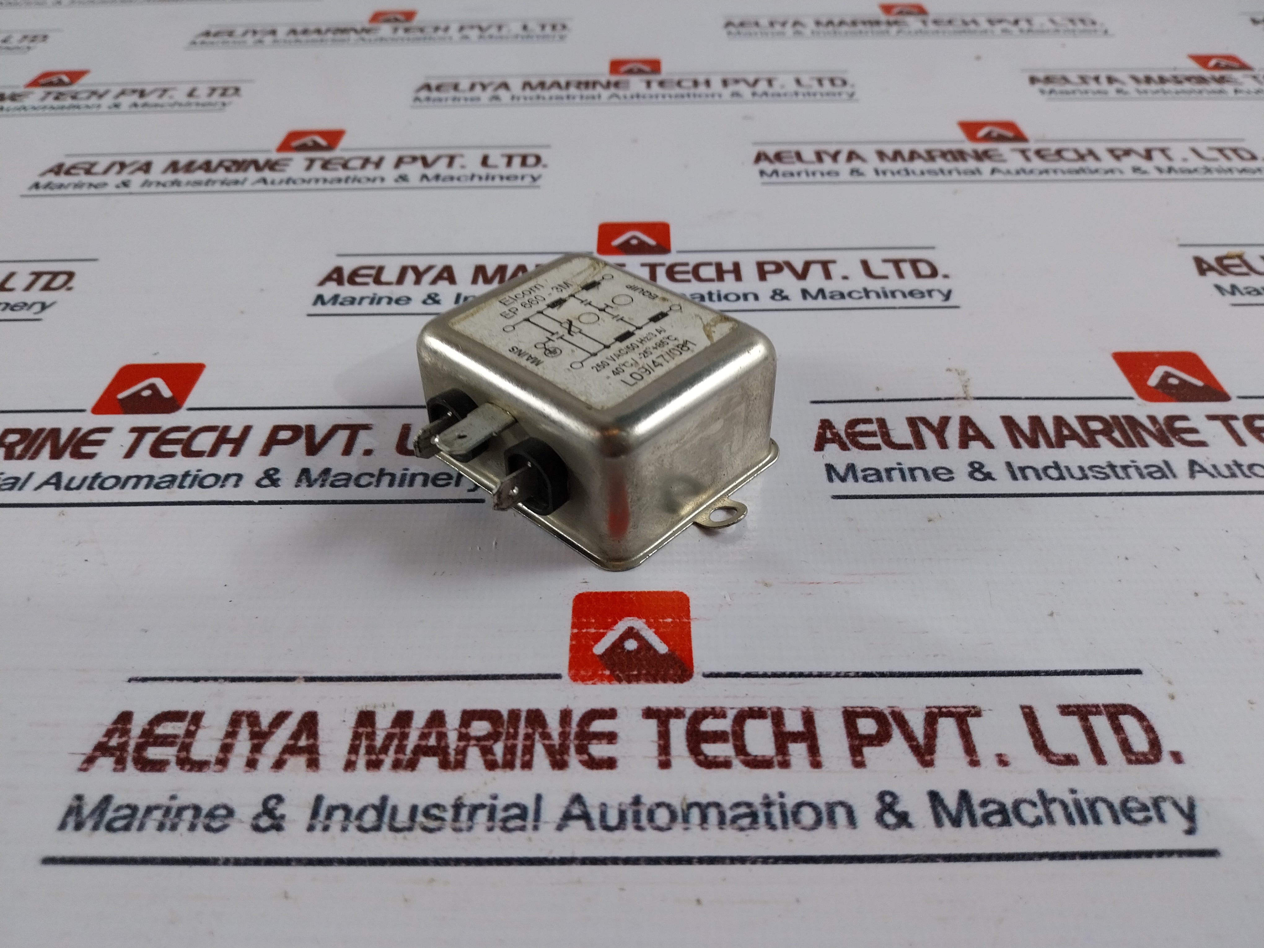 Elcom EP 660-3M EMI Filter 250 VAC/50 Hz/3A