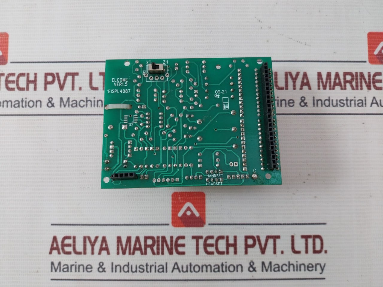 Elcome Eispl4087 Printed Circuit Board Ver 1.5 Used