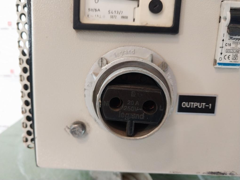 Elec-lab 3.5 Kva Step Down Transformer 230Vac 115V Ac/30A 0-50A 50/5A