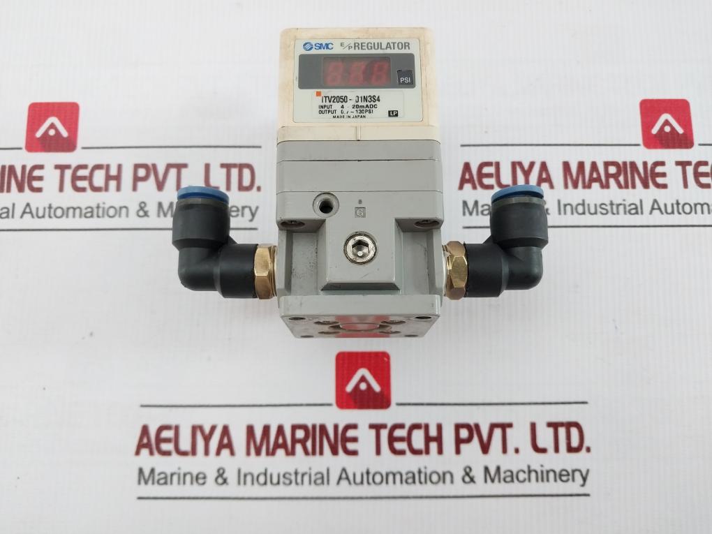 Electro-pneumatic Pressure Regulator Itv2050-01N3S4 Smc Output 0.7-130Psi