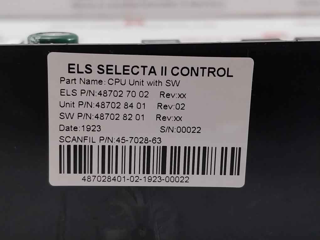 Electrolux 472992016 Pcb Assembly Cpu Unit With Sw