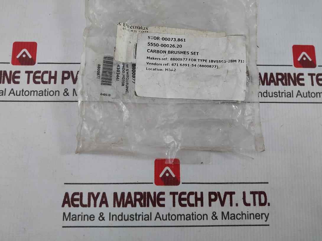 Electrolux 8800877 Carbon Brushes Set For Type 1Bv5565-2Bm 711