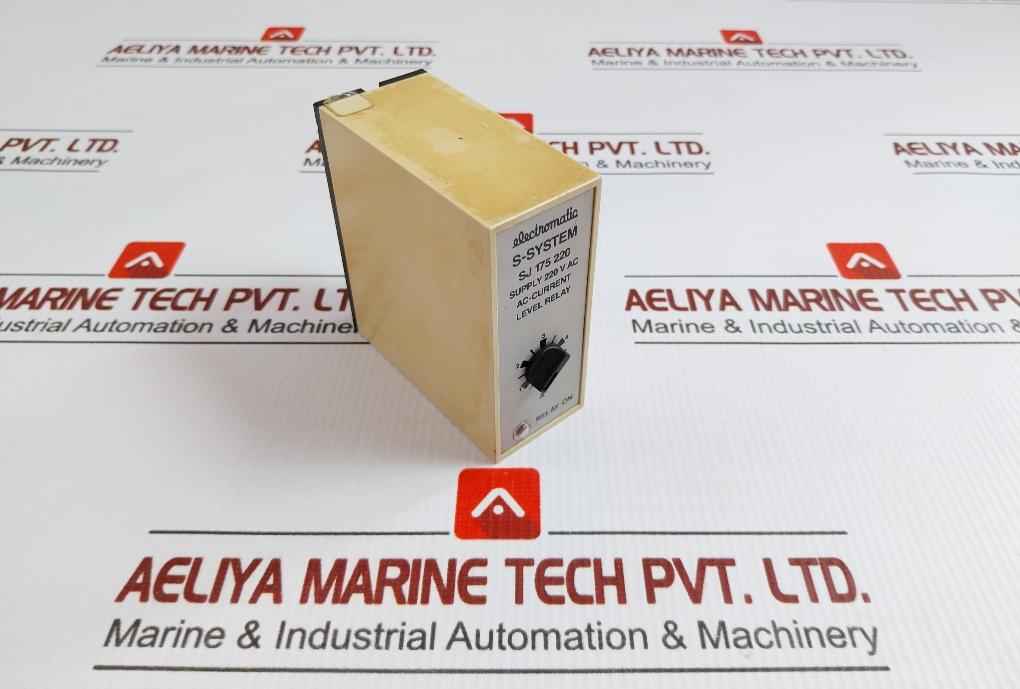 Electromatic Ac-current Level Relay 220 V Ac Part No Sj 175 220