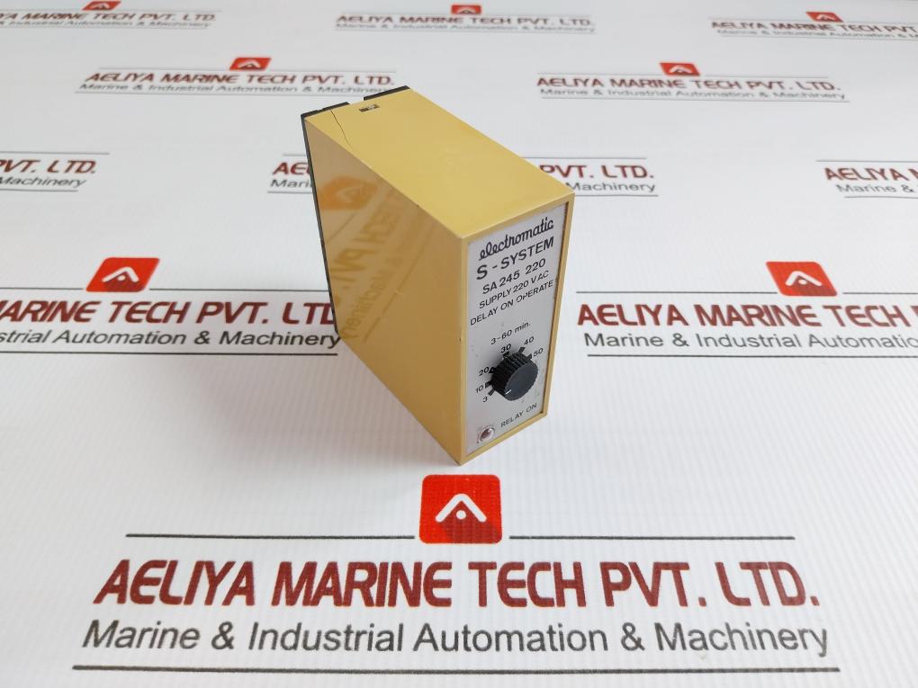 Electromatic Delay On Operate Time Relay 220Vac Sa 245 220