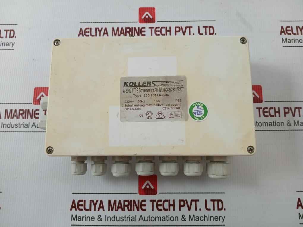 Electronic Control Box 230v 50hz 16a Kollers 230 8014a-S04