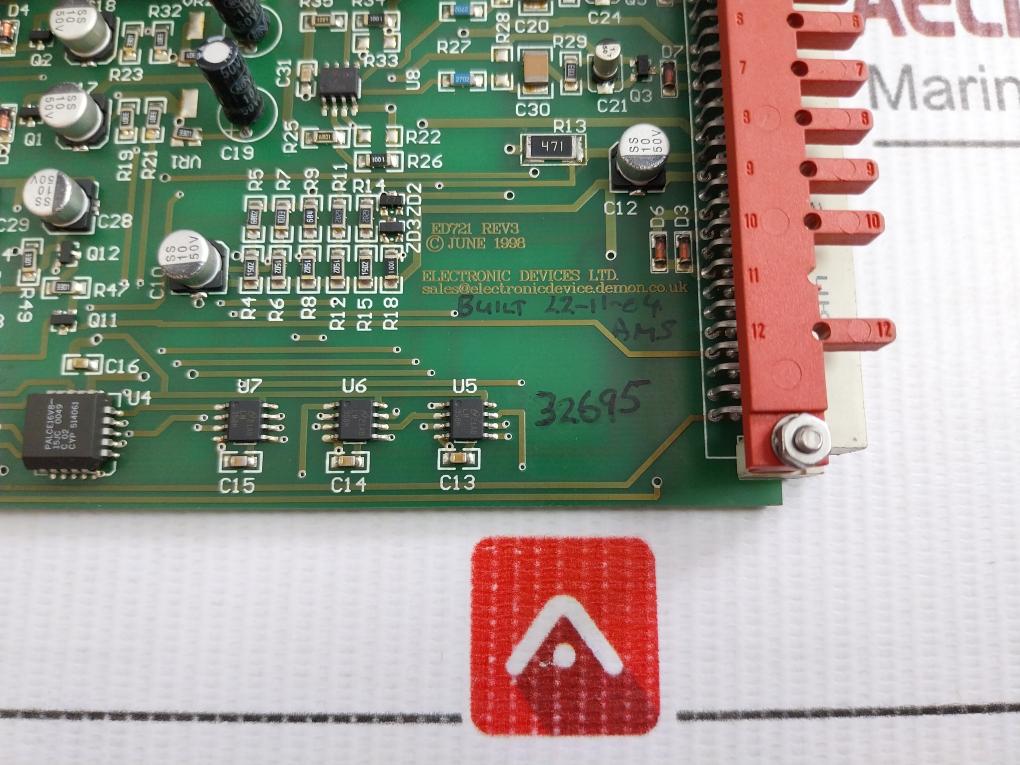 Electronic Devices Alarm Control Pcb Card Ed721