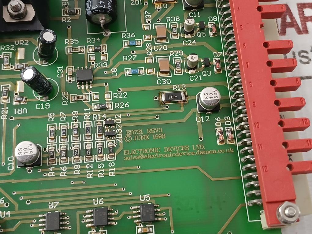 Electronic Devices Rev-3 Printed Circuit Board Ed721