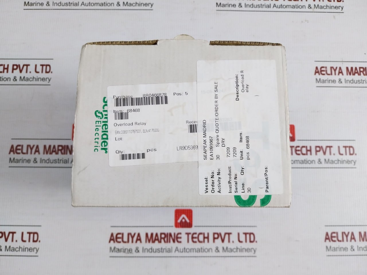 Electronic Overload Relay 600 Vac Schneider Electric Lr9D5369
