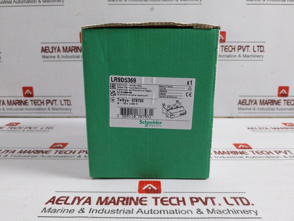 Electronic Overload Relay 600 Vac Schneider Electric Lr9D5369