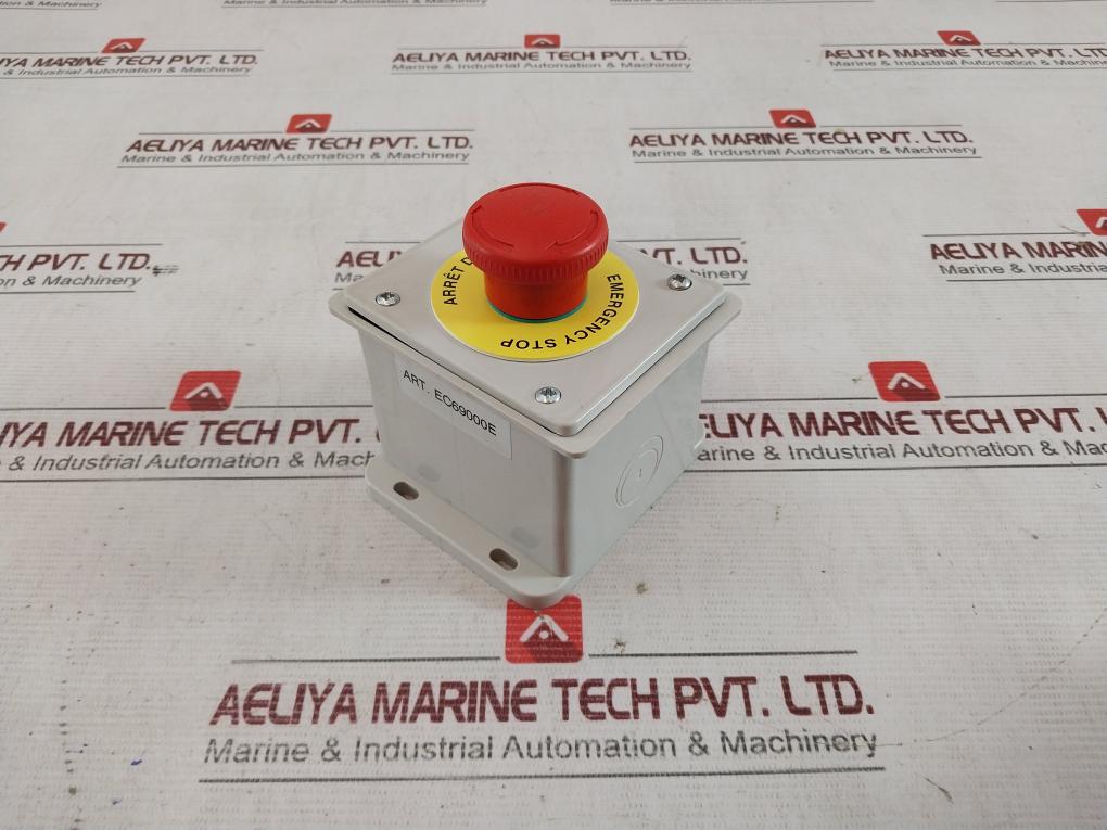 Lot of 3X ELETTROCANALI EC69000E Emergency Stop Pushbutton Switch 690V 50-60HZ
