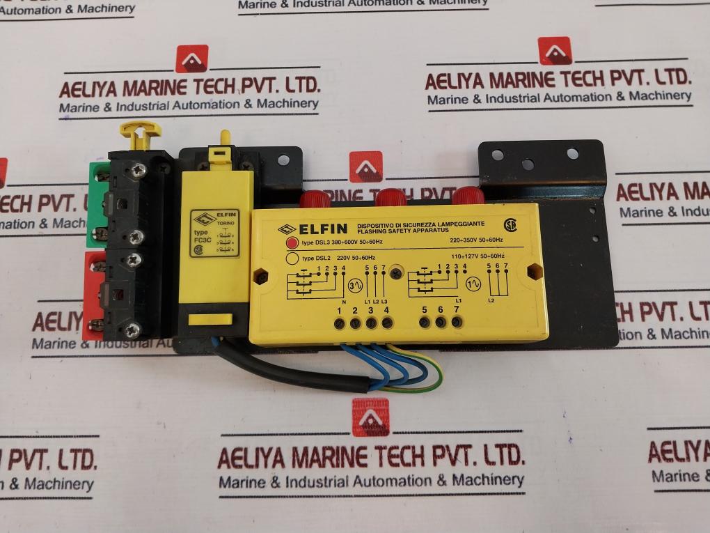 Elfin Dsl3, Fc3C Flashing Safety Apparatus 380÷600V 50÷60Hz 300V